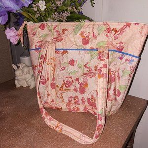Fairy Floral Print Purse. Handmade. NWOT. 12 pockets Vera vibes